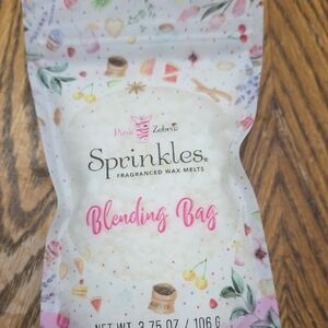 Pink Zebra Blending Bag with Colorful Design
